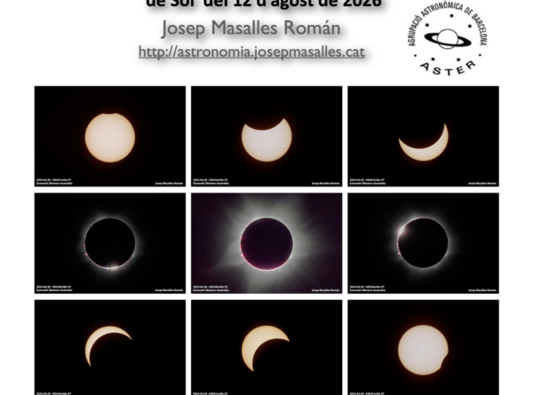 Els Eclipsis de Sol, un espectacle de la natura amb mirada científica: Planificació i recomanacions per a l’observació de l’Eclipsi de Sol del 12 d’agost de 2026