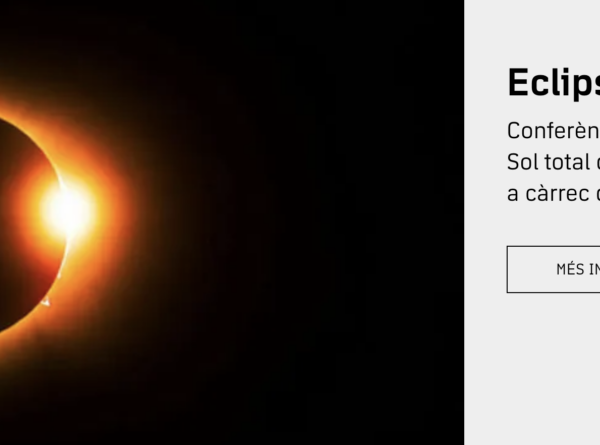 Conferència "Eclipsi de Sol: planificació i recomanacions per a la seva observació", a càrrec de Josep Masalles