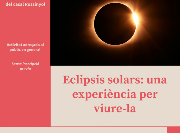 Eclipsis Solars, una experiència per viure-la