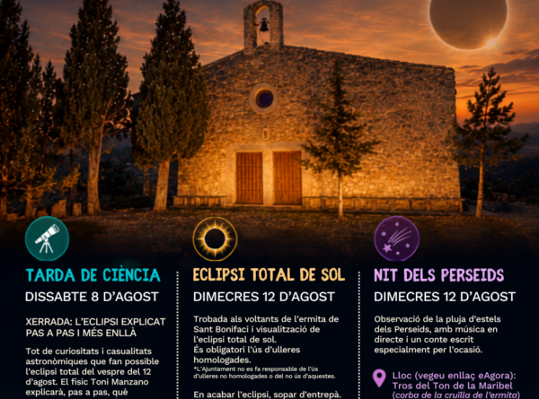Xerrada: L’eclipsi explicat pas a pas i més enllà